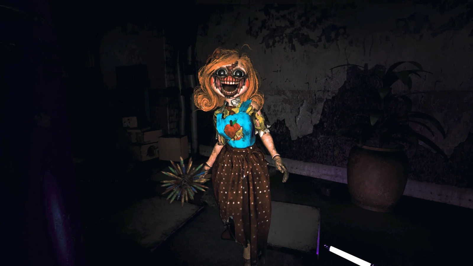 追跡する敵が写る公開ゲーム画面