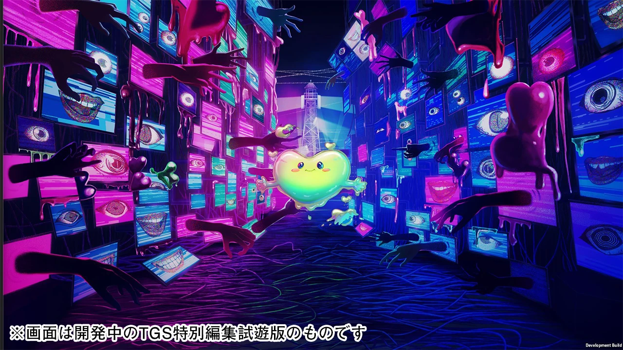 同試遊版の背景とキャラクターの提供画面