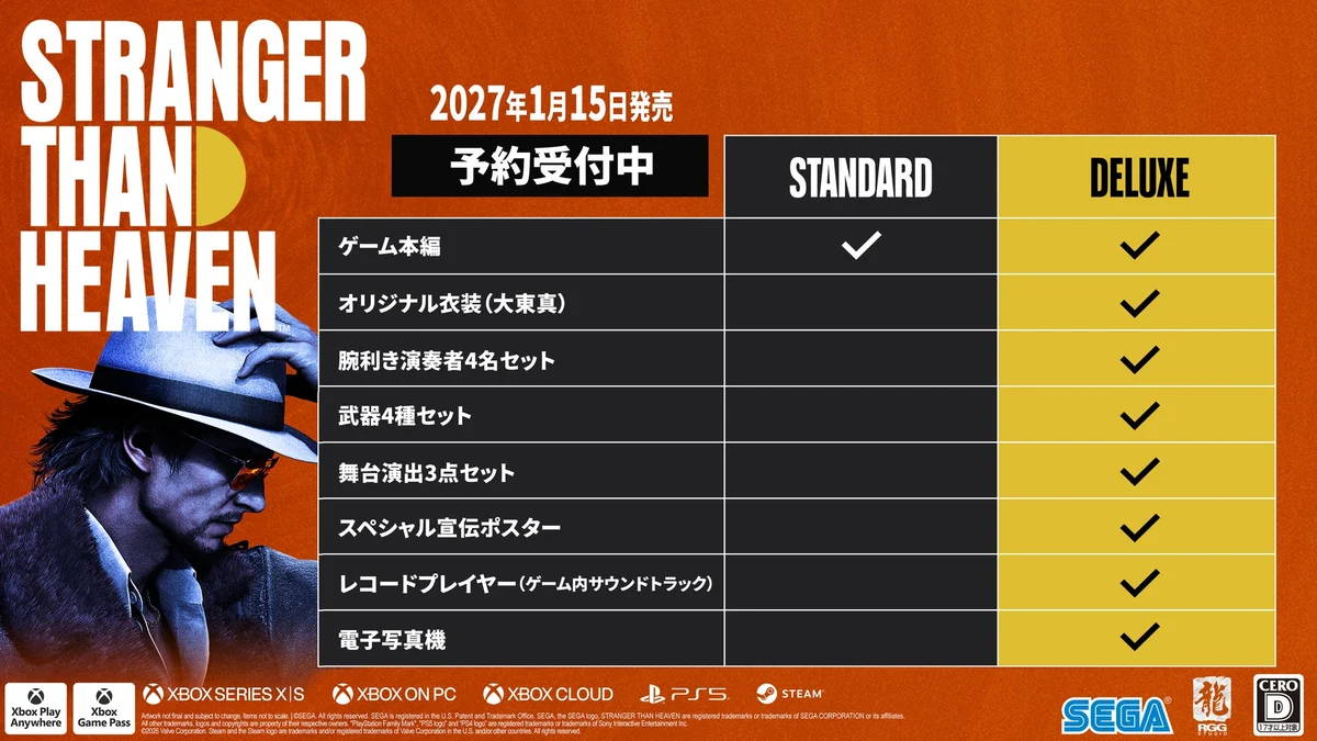 デラックス・エディションの追加コンテンツ