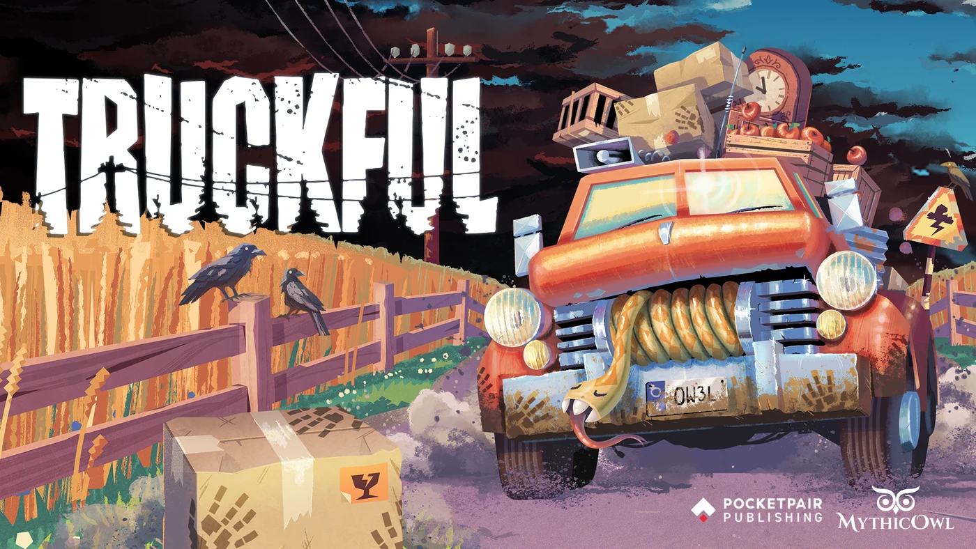 Truckful公式紹介ビジュアル。発売済みの運転・配達ゲーム