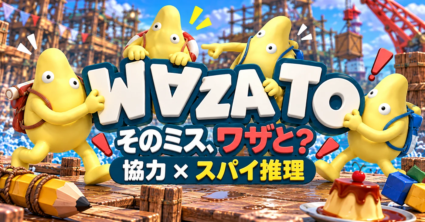 WAZATOの公式キービジュアル。実ゲームの画面写真とは区別して掲載